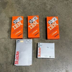 Lot 5 NOS IBM Lexmark 1299065 Correctable Film Ribbons + Nukote B156 86L Vintage